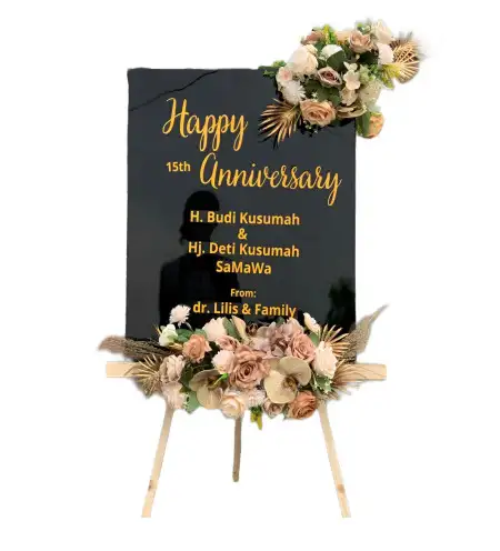 Papan Bunga Akrilik Gundi